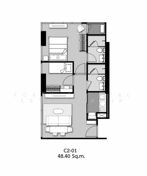 Hampton Residence Phayathai : แฮมป์ตัน เรสซิเดนซ์ พญาไท, กรุงเทพ, 89 Phaya Thai Rd, ถนนพญาไท, ราชเทวี, กรุงเทพ, 48 ตร.ม., อพาร์ทเมนท์ ขาย, โดย Forty-Six Real Estate Group, 500462417 - DDproperty.com