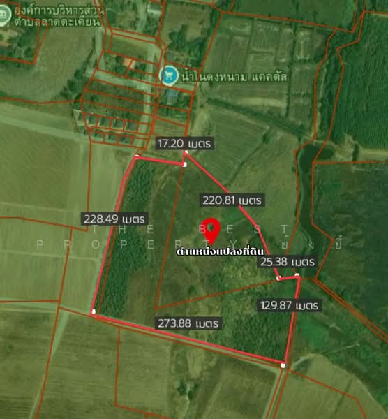 ทดนลาดตะเคยน ปราจนบร, Prachin Buri, Lat Ta Khian, Kabin Buri, Prachin Buri, , 55,100 sqm, Land For Sale, by The Best Property ย้งยี้, 500462656 - DDproperty.com