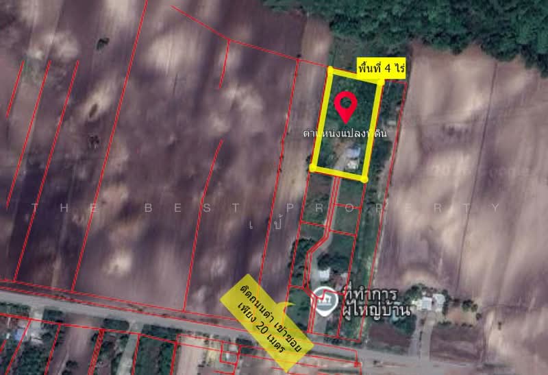 ทดนพระพทธบาท สระบร, สระบุรี, นายาว, พระพุทธบาท, สระบุรี, 6,400 ตร.ม., ที่ดิน ขาย, โดย The Best Property เป้, 500462699 - DDproperty.com