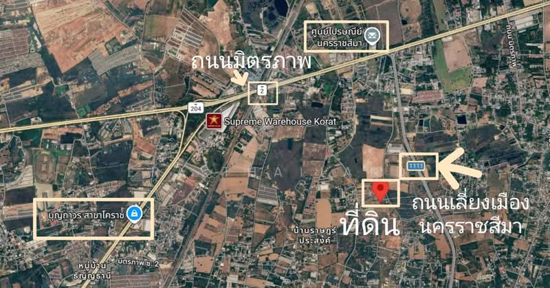 เมืองนครราชสีมา, Nakhon Ratchasima, Ta Lat, Muang Nakhon Ratchasima, Nakhon Ratchasima, , 12,856 sqm, Land For Sale, by ERA Thailand, 500463159 - DDproperty.com