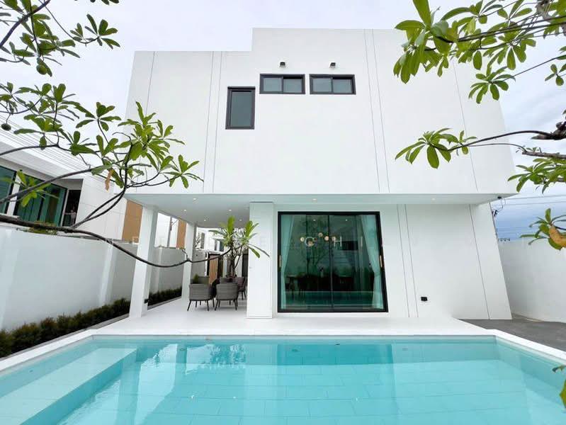 Pool Villa ให้เช่า ใกล้บิ๊กซีแม่เหียะ เพียง 10 นาที ค่าเช่า 75,000 บาท / เดือน รหัสทรัพย์ : No.9P015, เชียงใหม่, สันผักหวาน, หางดง, เชียงใหม่, 240 ตร.ม., บ้านเดี่ยว ให้เช่า, โดย Baandeedee Chiangmai, 500463408 - DDproperty.com