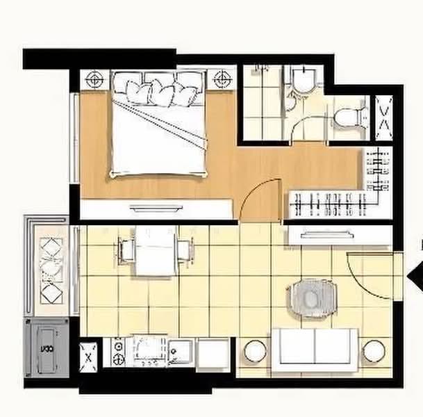 Circle Rein Sukhumvit 12, Bangkok, 20 Soi Sukhumvit 12 (Soi Sukjai), Sukhumvit Road, Khlong Toei, Bangkok, 1 Bedroom, 30 sqm, Condo For Sale, by มนัส กุลพันธ์ไพจิตร, 500463869 - DDproperty.com