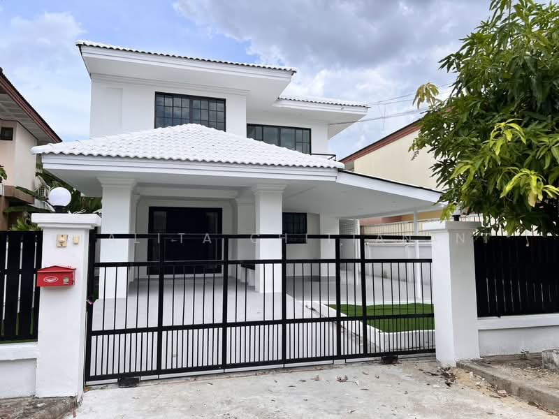 หมู่บ้านอักษรา พุมธมณฑลสาย3 - ทวีวัฒนา, Bangkok, Thawi Watthana, Thawi Watthana, Bangkok, 3 Bedrooms, 180 sqm, Single Detached House For Sale, by Chalita Chittanant, 500463891 - DDproperty.com