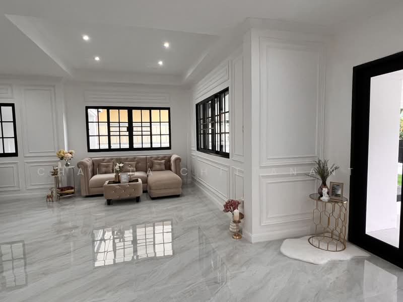หมู่บ้านอักษรา พุมธมณฑลสาย3 - ทวีวัฒนา, Bangkok, Thawi Watthana, Thawi Watthana, Bangkok, 3 Bedrooms, 180 sqm, Single Detached House For Sale, by Chalita Chittanant, 500463891 - DDproperty.com