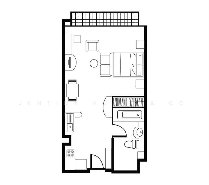 Shama Lakeview Asoke, Bangkok, 172-4 Ratchadaphisek Road, Khlongtoei Nua, Watthana, Bangkok, Studio, 52 sqm, Condo For Rent, by Jentina Homes & Co, 500463907 - DDproperty.com