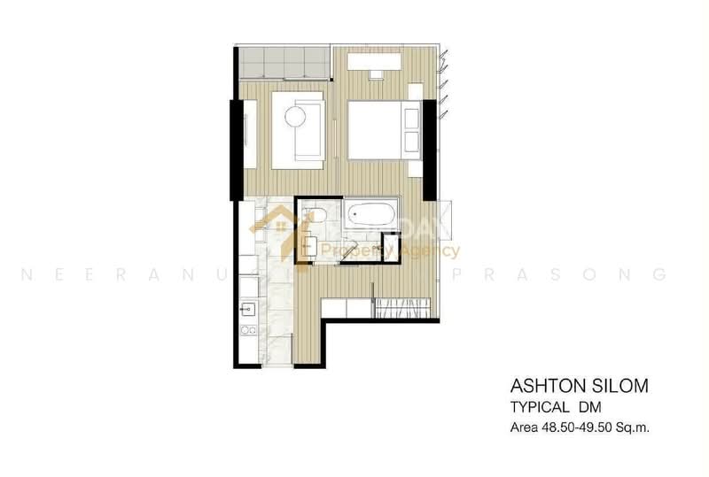 ASHTON Silom, Bangkok, 166 Silom Road, Bang Rak, Bangkok, 1 Bedroom, 50 sqm, Condo For Sale, by Neeranuch Somprasong, 500463954 - DDproperty.com