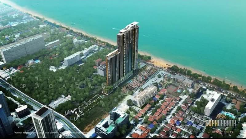 Copacabana Beach Jomtien, Chon Buri (Pattaya), Jomtien Sai Song Rd, Nong Pru, Bang Lamung (Pattaya), Chon Buri (Pattaya), 1 Bedroom, 29 sqm, Condo For Rent, by คุณรินดา, 500464188 - DDproperty.com