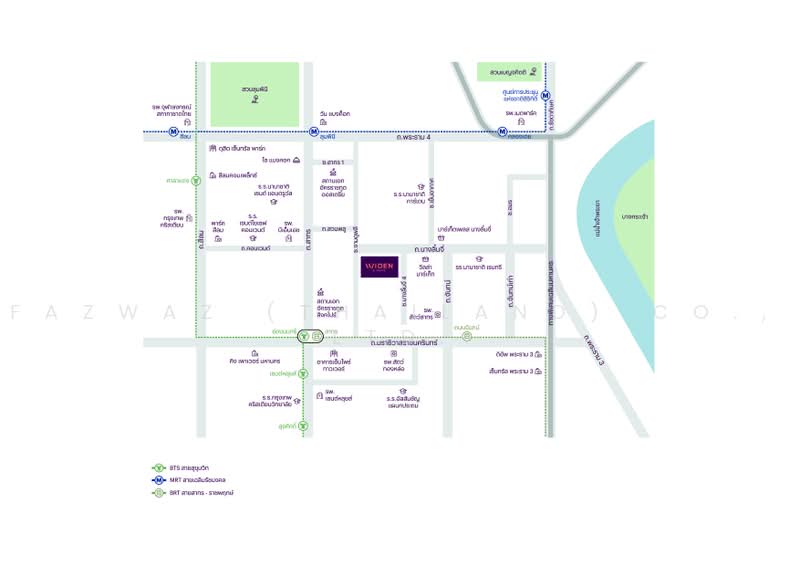 WIDEN by Sansiri, กรุงเทพ, 8/11 Nang Linchi Rd, ทุ่งมหาเมฆ, สาทร, กรุงเทพ, 45 ตร.ม., คอนโด ขาย, โดย Fazwaz (Thailand) Co., Ltd., 500464465 - DDproperty.com