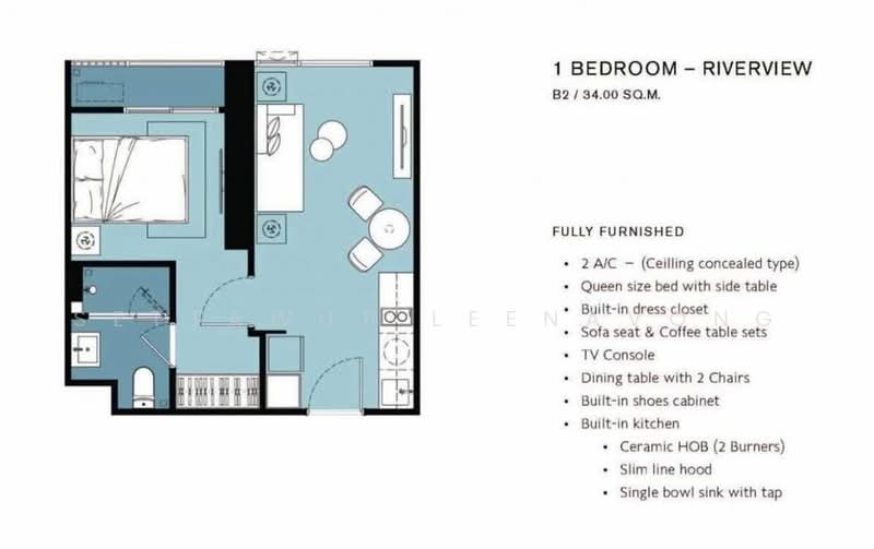 Chapter Charoennakhon–Riverside, Bangkok, Charoennakorn Road, Bang Lam Phu Lang, Khlong San, Bangkok, 1 Bedroom, 34 sqm, Condo For Rent, by Settawut Leenavong, 500464482 - DDproperty.com