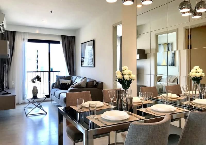 Life Asoke, Bangkok, Asoke-Dindang Road, Bang Kapi, Huai Khwang, Bangkok, 2 Bedrooms, 55 sqm, Condo For Rent, by Kritaphak Khongmueang, 500464767 - DDproperty.com