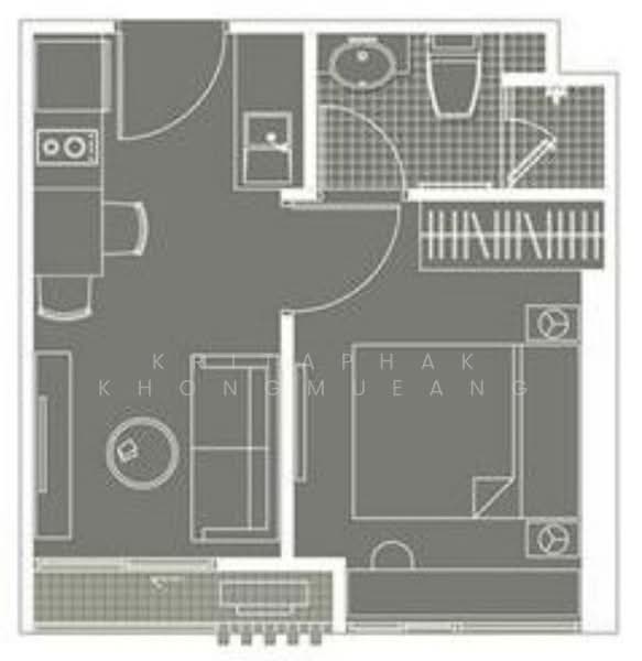 Noble Revolve Ratchada 2, Bangkok, 70 Soi Ratchadaphisek 10, Ratchadaphisek Road, Huai Khwang, Bangkok, 1 Bedroom, 26 sqm, Condo For Sale, by Kritaphak Khongmueang, 500465565 - DDproperty.com