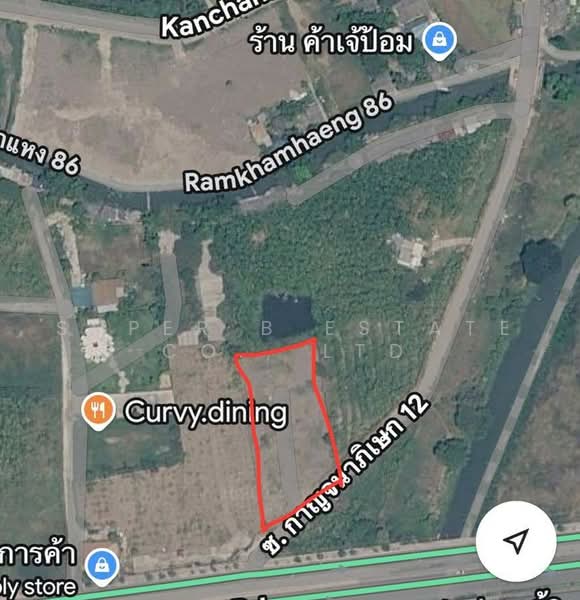 ที่ดิน ซอยกาญจณาภิเษก 12, Bangkok, ศรีนครินทร์, Thap Chang, Saphan Sung, Bangkok, , 2,944 sqm, Land For Rent, by Super B Estate Co., Ltd, 500465594 - DDproperty.com