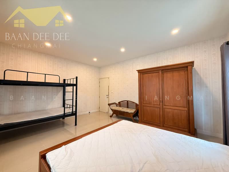 A house for rent near Charoen Charoen Market, Chiang Mai Rental Price: 25,000 THB / month No.7H237, Chiang Mai, Pa Bong, Saraphi, Chiang Mai, 4 Bedrooms, 150 sqm, Single Detached House For Rent, by Baandeedee Chiangmai, 500465755 - DDproperty.com