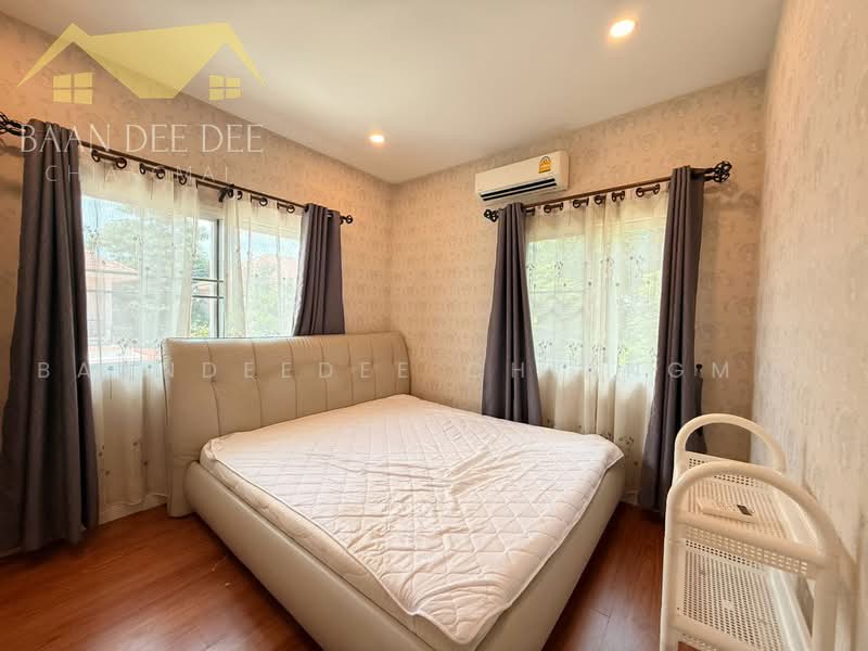 A house for rent near Charoen Charoen Market, Chiang Mai Rental Price: 25,000 THB / month No.7H237, Chiang Mai, Pa Bong, Saraphi, Chiang Mai, 4 Bedrooms, 150 sqm, Single Detached House For Rent, by Baandeedee Chiangmai, 500465755 - DDproperty.com