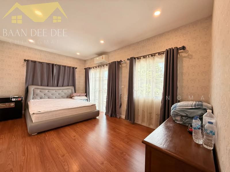 A house for rent near Charoen Charoen Market, Chiang Mai Rental Price: 25,000 THB / month No.7H237, Chiang Mai, Pa Bong, Saraphi, Chiang Mai, 4 Bedrooms, 150 sqm, Single Detached House For Rent, by Baandeedee Chiangmai, 500465755 - DDproperty.com