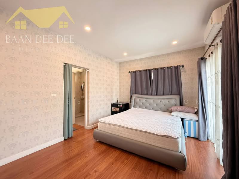 A house for rent near Charoen Charoen Market, Chiang Mai Rental Price: 25,000 THB / month No.7H237, Chiang Mai, Pa Bong, Saraphi, Chiang Mai, 4 Bedrooms, 150 sqm, Single Detached House For Rent, by Baandeedee Chiangmai, 500465755 - DDproperty.com