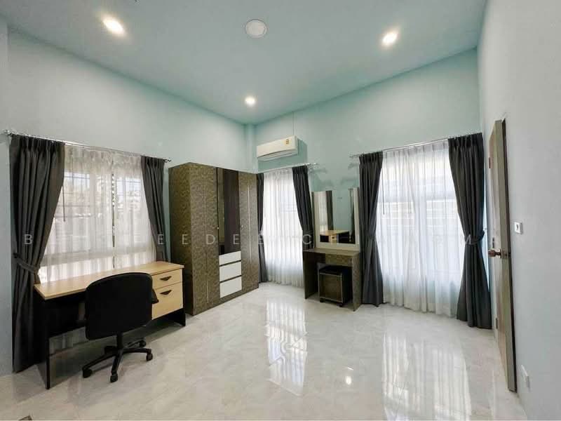 A house for rent near Tonkla School, Chiang Mai Rental Price: 15,000THB/month Property ID: No.11H539, Chiang Mai, Nong Chom, San Sai, Chiang Mai, 2 Bedrooms, 110 sqm, Single Detached House For Rent, by Baandeedee Chiangmai, 500465796 - DDproperty.com
