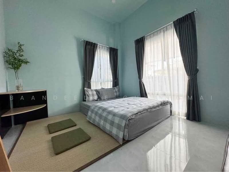 บ้านให้เช่า – ใกล้โรงเรียนต้นกล้า เพียง 5 นาที ค่าเช่า 15,000 บาท / เดือน รหัสทรัพย์ : No.11H539, เชียงใหม่, หนองจ๊อม, สันทราย, เชียงใหม่, 110 ตร.ม., บ้านเดี่ยว ให้เช่า, โดย Baandeedee Chiangmai, 500465796 - DDproperty.com