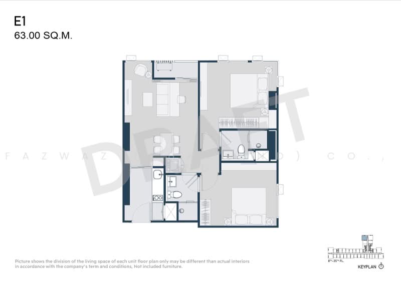 Life Udomsuk Station, Bangkok, Udomsuk Road, Bang Na Tai, Bang Na, Bangkok, 2 Bedrooms, 55 sqm, Condo For Sale, by Fazwaz (Thailand) Co., Ltd., 500465867 - DDproperty.com