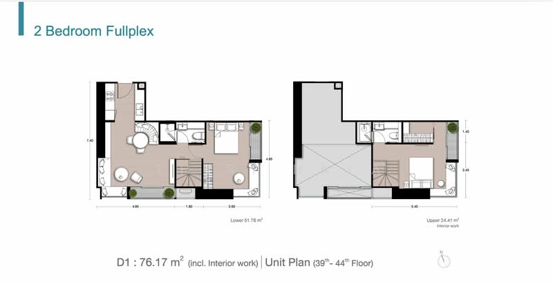Noble Form Thonglor, Bangkok, Sukhumvit 55, Khlong Tan Nua, Watthana, Bangkok, 2 Bedrooms, 76 sqm, Condo For Sale, by THIRI NAYA, 500466280 - DDproperty.com