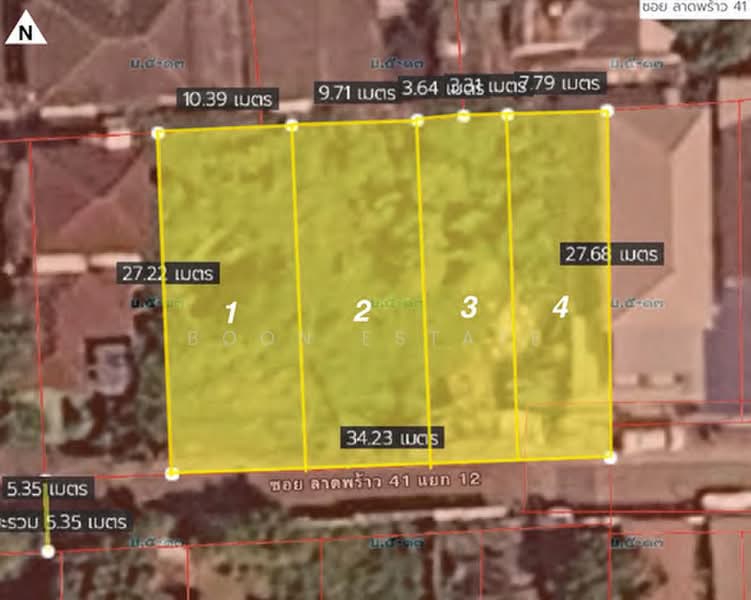 ลาดพร้าว 41 (ภาวนา), Bangkok, Chan Kasem, Chatuchak, Bangkok, , 910 sqm, Land For Sale, by Boon Estate, 500466459 - DDproperty.com
