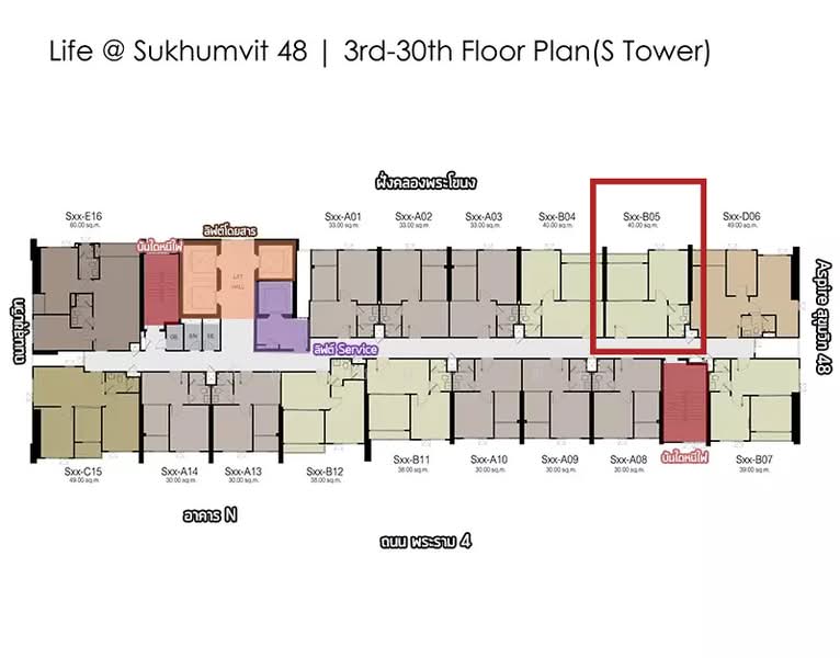 Life Sukhumvit 48, Bangkok, Soi Sukhumvit 48, Phra Kanong, Khlong Toei, Bangkok, 1 Bedroom, 40 sqm, Condo For Sale, by Chatchanok Deemee, 500466512 - DDproperty.com