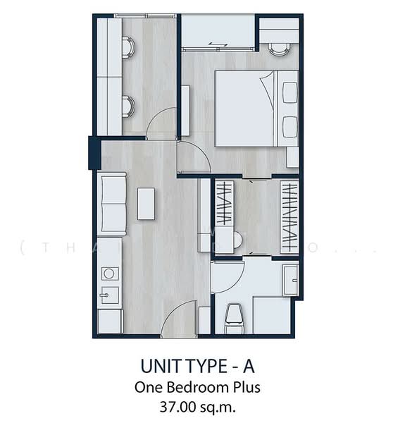 The Elegant Ladprao 1, Bangkok, Soi Ladprao 1, Ladprao Road, Jom Phon, Chatuchak, Bangkok, 2 Bedrooms, 38 sqm, Condo For Sale, by Fazwaz (Thailand) Co., Ltd., 500466717 - DDproperty.com