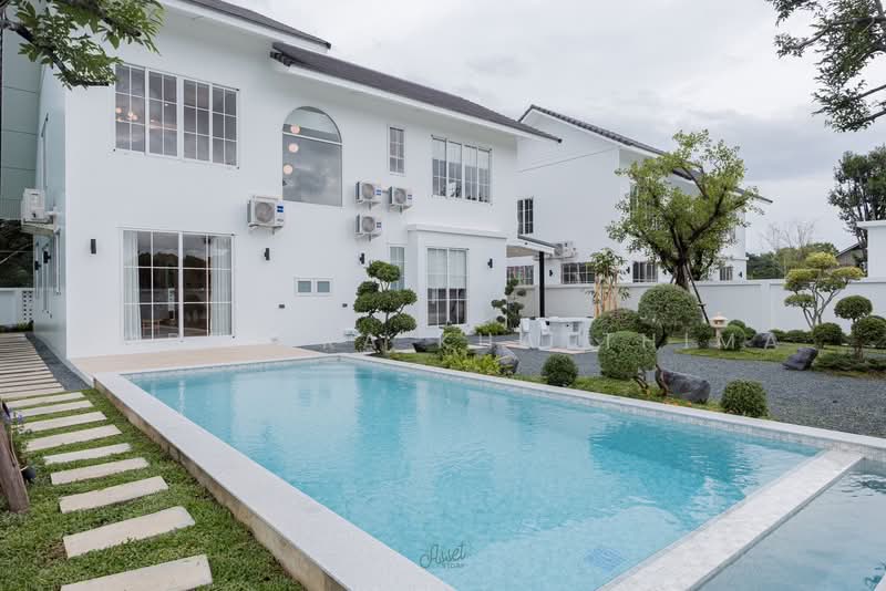 R0899 | ให้เช่า บ้าน 2 ชั้น 4 ห้องนอน โมเดิร์นญี่ปุ่น ใกล้สนามบินเชียงใหม่เพียง 15 นาที, เชียงใหม่, แม่เหียะ, เมืองเชียงใหม่, เชียงใหม่, 295 ตร.ม., วิลล่า ให้เช่า, โดย Aornjira Khatthima, 500466966 - DDproperty.com