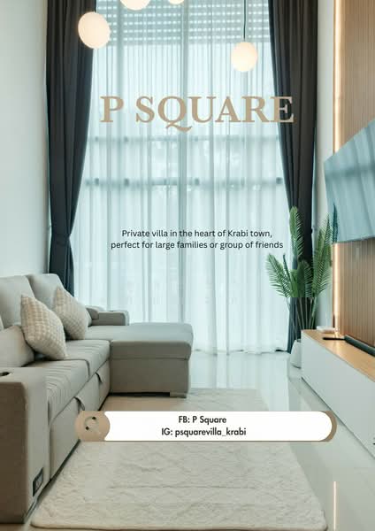 P Square Villa, Krabi, Krabi Yai, Muang Krabi, Krabi, 4 Bedrooms, 298 sqm, Villa For Sale, by ชลธิชา ปรางค์ประทานพร, 500467730 - DDproperty.com