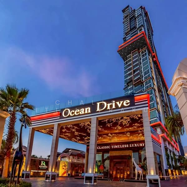 The Riviera Ocean Drive, Chon Buri (Pattaya), Jomtien Second Rd, Nong Pru, Bang Lamung (Pattaya), Chon Buri (Pattaya), 1 Bedroom, 39 sqm, Condo For Rent, by Chalisa Kitilimtrakul, 500468134 - DDproperty.com