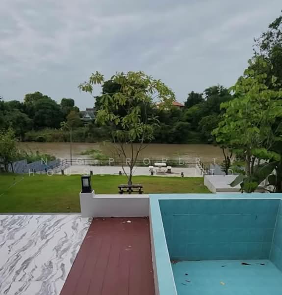 บ้านหรูพลูวิลล่าสไตล์โมเดิร์น ติดแม่น้ำป่าสัก นครหลวง อยุธยา, Phra Nakhon Si Ayutthaya, Bang Phra Khru, Nakhon Luang, Phra Nakhon Si Ayutthaya, 3 Bedrooms, 1 sqm, Single Detached House For Sale, by NTG Property House Co.,Ltd., 500468245 - DDproperty.com