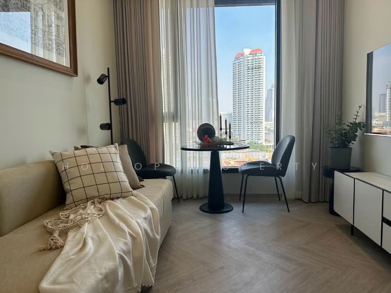 Chapter Charoennakhon–Riverside, Bangkok, Charoennakorn Road, Bang Lam Phu Lang, Khlong San, Bangkok, 1 Bedroom, 34 sqm, Condo For Rent, by Holtop Property, 500468351 - DDproperty.com