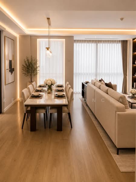 Langsuan Ville, Bangkok, 50 Soi Langsuan, Lumphini, Pathum Wan, Bangkok, 2 Bedrooms, 161 sqm, Condo For Rent, by Keerati Poonchai, 500468558 - DDproperty.com