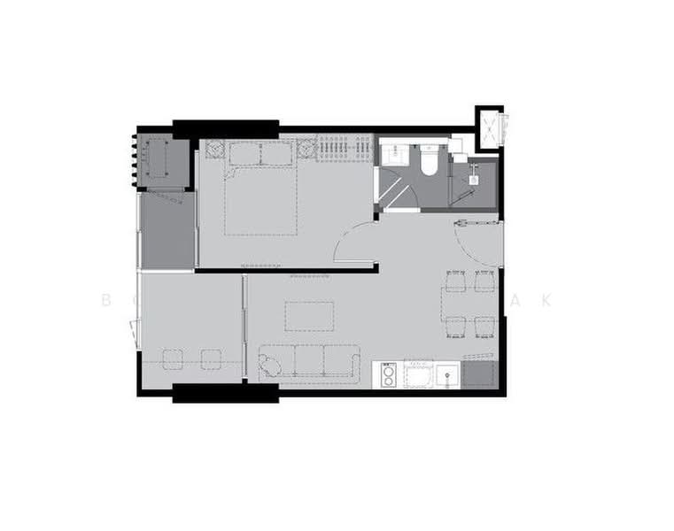 Rhythm Ekkamai Estate, Bangkok, Soi Sukhumvit 63, Khlongtoei Nua, Watthana, Bangkok, 1 Bedroom, 40 sqm, Condo For Rent, by Boonraksa Sopak, 500468601 - DDproperty.com