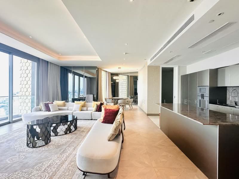 The Residences At Mandarin Oriental, Bangkok, 117 Charoen Nakorn Road, Khlong Ton Sai, Khlong San, Bangkok, 3 Bedrooms, 222 sqm, Condo For Rent, by Pemika Aukkaraleekul, 500468731 - DDproperty.com