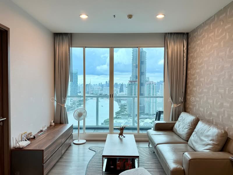 Menam Residences : แม่น้ำ เรสซิเดนท์, กรุงเทพ, 2088 ถนนเจริญกรุง, วัดพระยาไกร, บางคอแหลม, กรุงเทพ, 49 ตร.ม., คอนโด ขาย, โดย Nicha Na Lampang, 500468801 - DDproperty.com