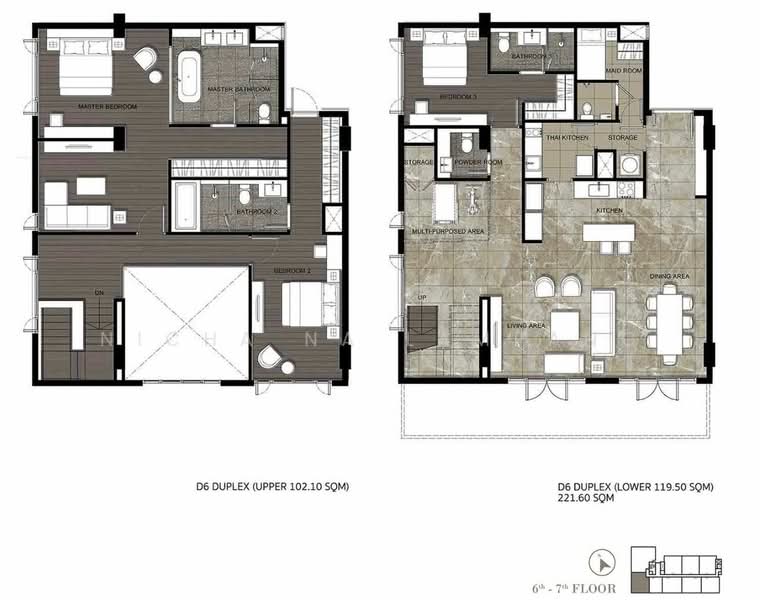 Nivati Thonglor 23, Bangkok, Soi Thonglor 23, Sukhumvit 55 Road, Khlong Tan Nua, Watthana, Bangkok, 3 Bedrooms, 179 sqm, Condo For Sale, by Nicha Na Lampang, 500468804 - DDproperty.com