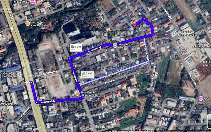 ที่ดินปากน้ำ สมุทรปราการ, Samut Prakan, Pak Nam, Muang Samut Prakarn, Samut Prakan, , 202 sqm, Land For Sale, by The Best Property ทัศ, 500468977 - DDproperty.com
