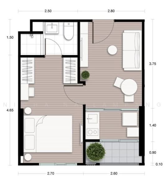 Nue District R9, Bangkok, 59 Rama 9 Road, Huai Khwang, Bangkok, 1 Bedroom, 30 sqm, Condo For Sale, by Nicha Na Lampang, 500469053 - DDproperty.com