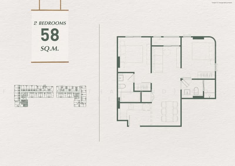 Quintara MHy’ZEN Phrom Phong, Bangkok, Khlong Tan Nua, Watthana, Bangkok, 2 Bedrooms, 55 sqm, Condo For Sale, by Fazwaz (Thailand) Co., Ltd., 500469100 - DDproperty.com