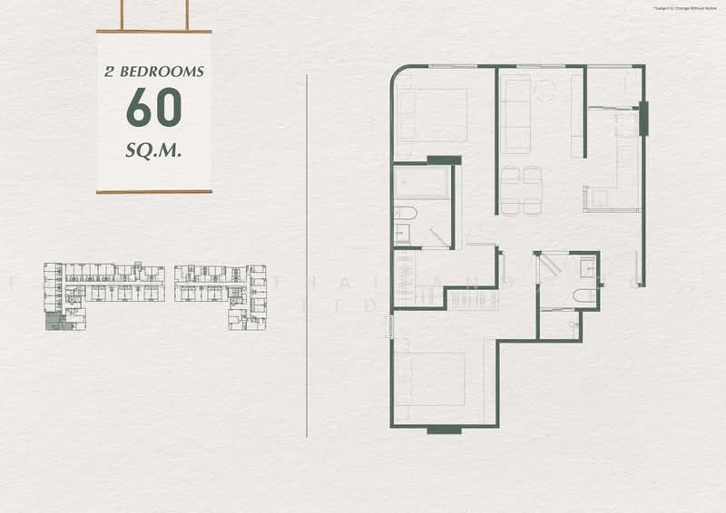 Quintara MHy’ZEN Phrom Phong, Bangkok, Khlong Tan Nua, Watthana, Bangkok, 2 Bedrooms, 55 sqm, Condo For Sale, by Fazwaz (Thailand) Co., Ltd., 500469100 - DDproperty.com