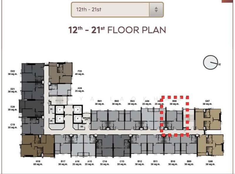 Life Sukhumvit 62, Bangkok, Soi Sukhumvit 62, Bang Chak, Phra Khanong, Bangkok, 1 Bedroom, 30 sqm, Condo For Rent, by Araya Laokham, 500469604 - DDproperty.com