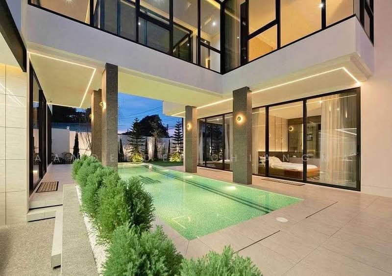 Pool Villa for Rent near Nakornpayap International School,Rental Price: 350,000 THB / month No.5P010, Chiang Mai, San Phi Sua, Muang Chiang Mai, Chiang Mai, 5 Bedrooms, 550 sqm, Single Detached House For Rent, by Baandeedee Chiangmai, 500469730 - DDproperty.com