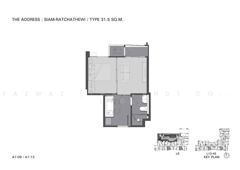The Address Siam-Ratchathewi, bangkok, 500 Phetchaburi Road, Thanon Phetchaburi, Ratchathewi, Bangkok, 1 Bedroom, 32 sqm, Condo For Sale, by Fazwaz (Thailand) Co., Ltd., 500469803 - DDproperty.com