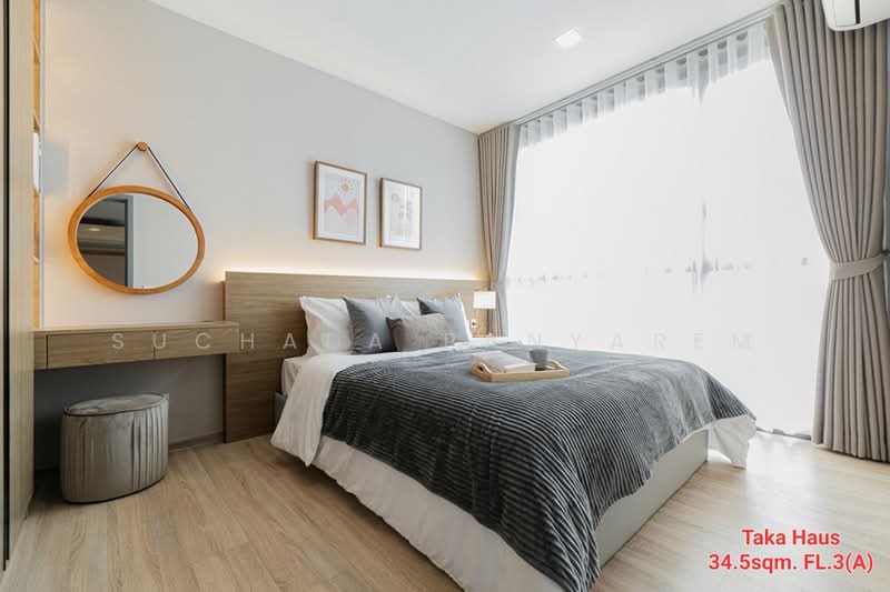 Taka Haus, Bangkok, 99 Soi Ekamai 10, Khlong Tan Nua, Watthana, Bangkok, 1 Bedroom, 35 sqm, Condo For Rent, by Suchada Panyarem, 500469897 - DDproperty.com