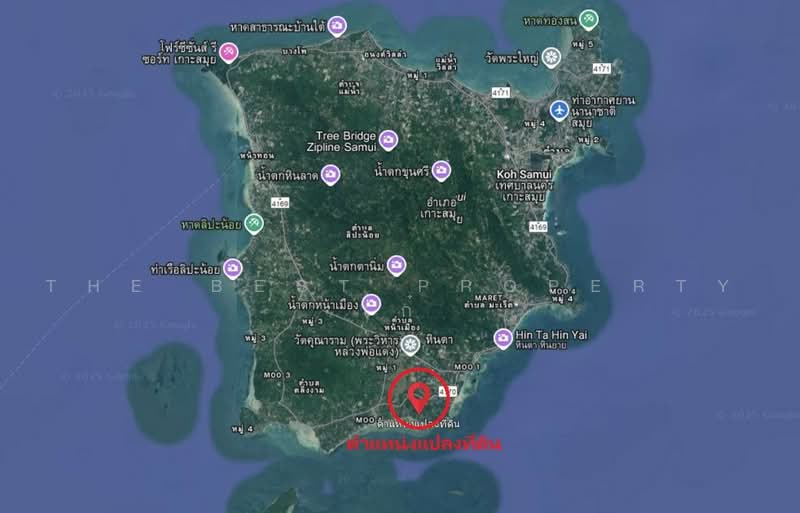 ที่ดินเกาะสมุย สุราษฏร์ธานี, Surat Thani, Nha Mueng, Ko Samui, Surat Thani, , 6,254 sqm, Land For Sale, by The Best Property เก๋, 500470002 - DDproperty.com