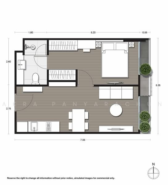 Noble Ambience Sukhumvit 42, Bangkok, 55 Suk Chai Alley, Khong Tan, Khlong Toei, Bangkok, 1 Bedroom, 38 sqm, Condo For Sale, by Akra Panyarachun, 500470253 - DDproperty.com