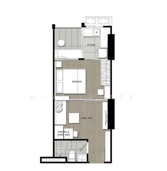 U Delight Residence Riverfront Rama 3 : ยู ดีไลท์ เรสซิเดนซ์ ริเวอร์ฟรอนท์ พระราม 3, กรุงเทพ, 772 ถนนพระราม 3, บางโพงพาง, ยานนาวา, กรุงเทพ, 34 ตร.ม., คอนโด ขาย, โดย Mint Estate, 500470462 - DDproperty.com
