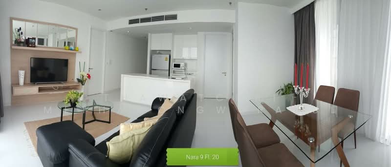 Nara 9 by Eastern Star, Bangkok, Naradhiwas Rajanagarindra Road, Thung Maha Mek, Sathon, Bangkok, 2 Bedrooms, 79 sqm, Condo For Rent, by Thawatchai Methawongworakul, 500470618 - DDproperty.com
