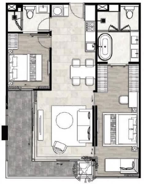 Fynn Sukhumvit 31, Bangkok, 77 Sukhumvit Road, Khlongtoei Nua, Watthana, Bangkok, 2 Bedrooms, 80 sqm, Condo For Rent, by Thawatchai Methawongworakul, 500470728 - DDproperty.com